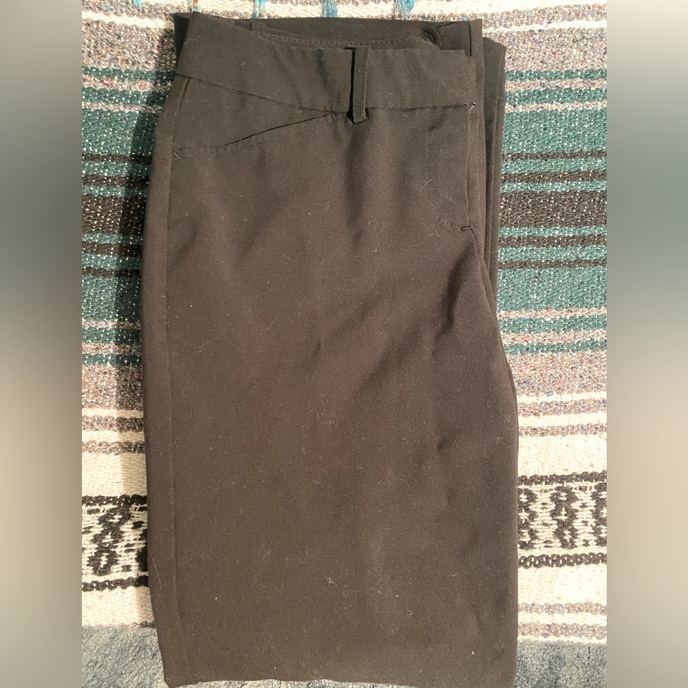 Black Straight Dress Pants